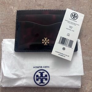 Tory Burch Tortoise Shell Card Holder